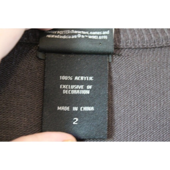 Harry Potter Open Front Drape Cardigan Sweater Gray Women's Plus Size 2X H14851 - Picture 7 of 13
